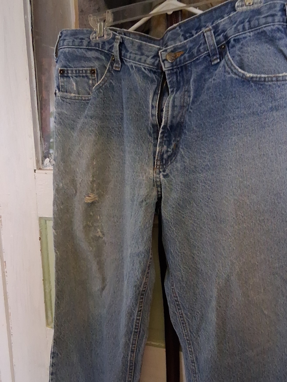 Classic Men's Blue Denim Jeans
